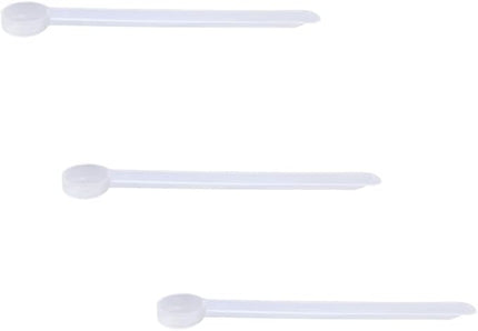 Plastic Measuring Scoop, 1/8 Teaspoon (.625 cc | A Pinch) Long Handle Spoons for Powders, Granules, Coffee, Pet Food, Baking Supplies, Protein and Other Dry Goods, BPA Free (Set of 3)