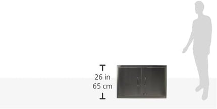 Bull Outdoor Products Premium Components for Outdoor Kitchen BBQ Island 30" Double Door with Reveal