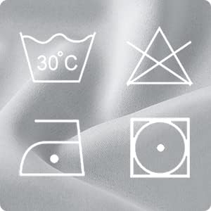 BGment White Curtains for Bedroom - 63 Inch Rod Pocket and Back Tab Thermal Insulated Room Darkening Curtains for Living Room, 2 Curtain Panels (70 x 63 Inch, Greyish White)