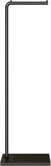 Metal Coat Rack, Modern Clothing Tree with Heavy-weight Slate Base, Small Coat Stand for Entryway/Bedroom/Hallway, Standing Plant Hanger, Matte Black