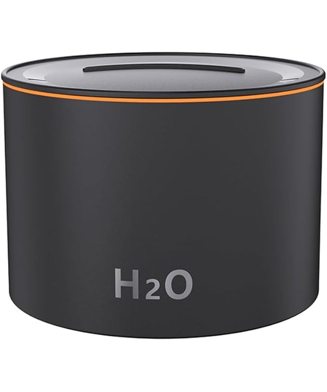 Mood Lighting Humidifier,Simulated Flame Effect,160Ml Essential Oil Diffuser,Colorful Gradient Flame Lamp,Humidifier For Bedroom household Colorful Gradient Flame Humidifier 20-40db(Black)
