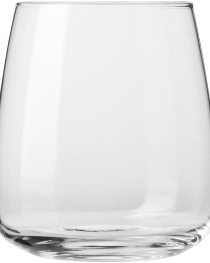 Krosno glasses for water, juices and other beverages | Elegant design | Set of 6 | Capacity 14.2 Fl Oz | Modern collection | Ideal for the home, restaurant, parties | Dishwasher-safe