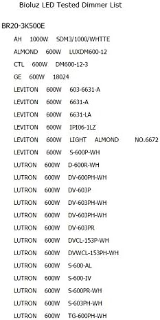 Bioluz LED Light Bulb BR20 Light Bulbs 3000K Bright Soft White LED Bulbs 6W=50W Replacement 90 CRI 540 Lumen Indoor/Outdoor UL Listed CEC Title 20 Compliant Home Decor LED Lights for Bedroom - 20 Pack