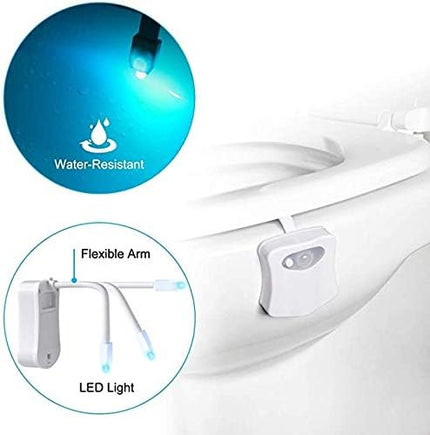 4 Pack Color Changing Toilet Night Light Motion Sensor Led Toilet Motion Activated Led Washroom Night Lamp(8 4)