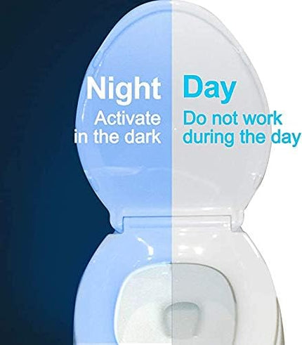 4 Pack Color Changing Toilet Night Light Motion Sensor Led Toilet Motion Activated Led Washroom Night Lamp(8 4)