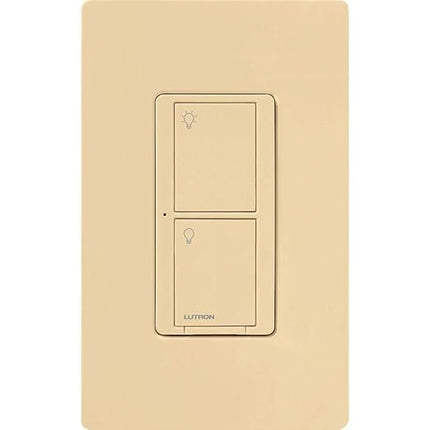 Lutron Caseta Original Smart Light Switch (Lutron Smart Hub Required), for Home, LED Lights, and Fans, 6 Amp, Single-Pole/3-Way, Neutral Required, PD-6ANS-IV, Ivory