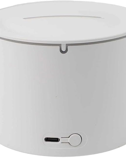 Mood Lighting Humidifier,Simulated Flame Effect,160Ml Essential Oil Diffuser,Colorful Gradient Flame Lamp,Humidifier For Bedroom household Colorful Gradient Flame Humidifier 20-40db(White)