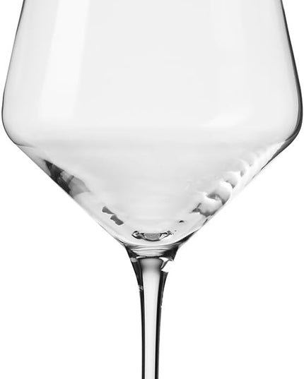 Krosno Crystal Red Wine Glasses | Set of 4 | 24.7 oz | Avant-garde Collection | Ideal for Home, Restaurant and Party | Dishwasher Safe | Lead-Free Crystal Glass