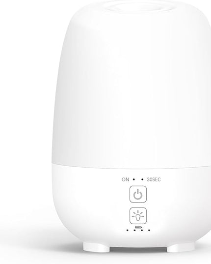 150ML Rechargeable Battery Operated Essential Oil Diffuser,7-Hour Runtime with 7 LED Color Changing Lights Portable Cordless Aromatherapy Diffuser