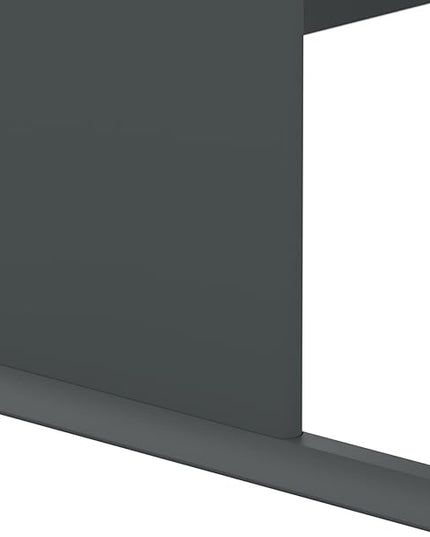 Bush Business Furniture Series A 48W Corner Desk in White Spectrum and Slate, Small Computer Table for Home or Professional Office