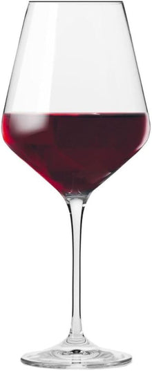 Krosno Crystal Red Wine Glasses | Set of 4 | 24.7 oz | Avant-garde Collection | Ideal for Home, Restaurant and Party | Dishwasher Safe | Lead-Free Crystal Glass
