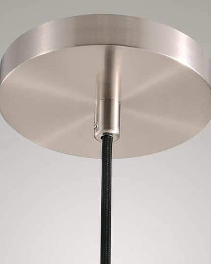 Raindrop Pendant Lights Set of 3, Modern Pendant Lights Kitchen Island 3 Pack, Brushed Nickel Island Light, Pendant Light for Bedroom Bathroom, Chandelier for Living Room Hallway