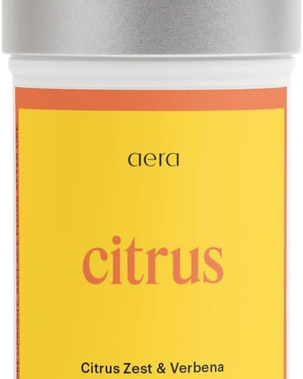 Aera Essential Oil Fragrance Diffuser + Citrus Scent Refill for Large Rooms (500–1000 Sq Ft), Alexa Compatible + App Controlled Aromatherapy Smart Waterless Diffuser – Hypoallergenic & Pet Safe