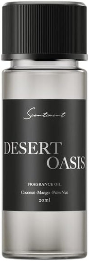 Scentiment Diffuser Oil - Desert Oasis | Aromatherapy Home Fragrance | Inspired by Mirage Hotel® Las Vegas | Luxurious Scent with Notes of Coconut, Mango, Palm Nut (20ml)