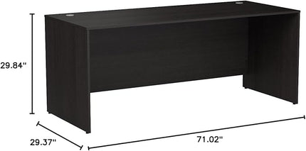 Bush Furniture BSHSCD272SG Studio C Storm Gray 72W x 30D Desk Shell