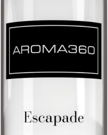 Aroma360 - Escapade Fragrance Oil Scent - Luxury Aromatherapy Scent Diffuser Oil - Hints of Lemon, Ocean, Bergamot, & Fragrant Jasmine - for Essential Oil Diffusers - for Home & Office - 500mL