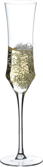 BACLIFE Hand Blown Crystal Champagne Flutes, Sparkling Champagne Glasses Set of 1, 7 oz
