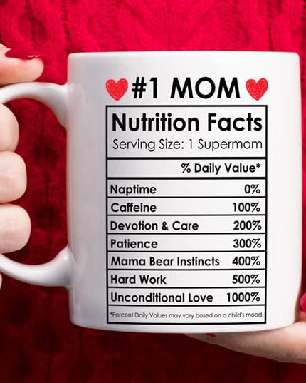 Breezy Valley Best Mom Dad Gift Set, Mom and Dad Coffee Mugs, Christmas Gifts for Parents Birthday Gifts from daughter Son, Anniversary Present for Parents