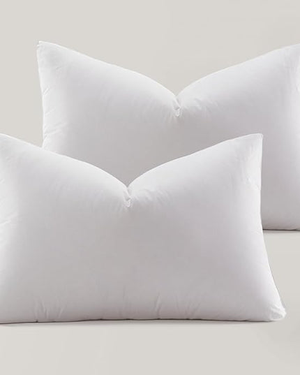 Globon Ultra Soft Down Pillow King Size Set of 2, All Down Filled Bed Pillow for Sleeping, 100% Cotton Shell 500 Thread Count 700 Fill Power, Soft Hotel Collection Down Feather Pillow 20" x 36"