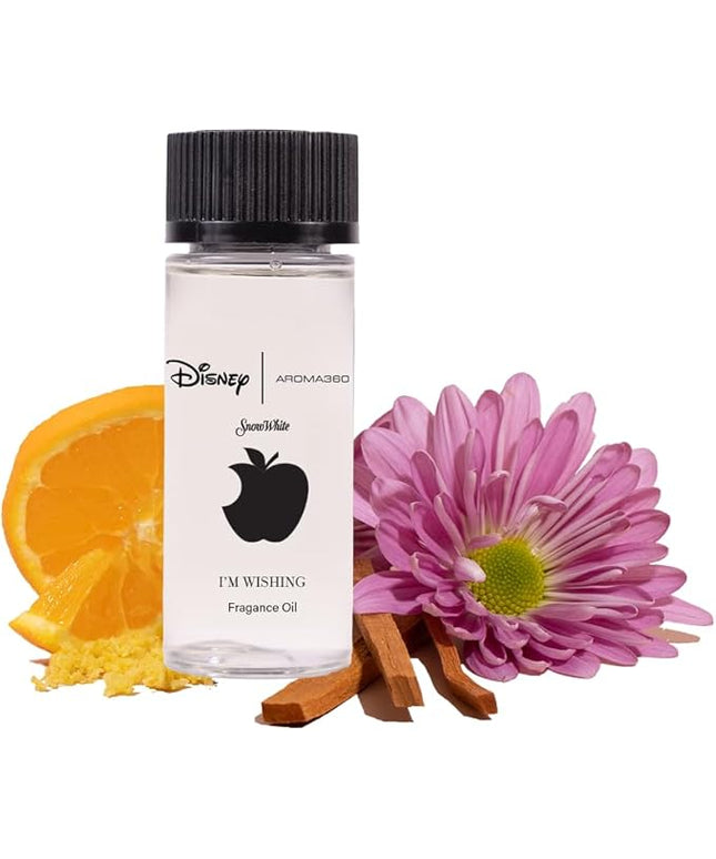 Aroma360 | Disney | I’m Wishing Fragrance Oil Blend | Princess Snow White | Luxury Essential Oil Diffuser | Aromatherapy Scent Diffuser Oil | Orange, Aldehydes & Jasmine 1.7 fl oz, 50mL