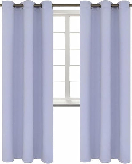 BGment Room Darkening Curtains 84 Inches Long - Grommet Thermal Insulated Drapes Window Treatment Curtains for Bedroom, 2 Panels, 42 x 84 Inch, Lavander