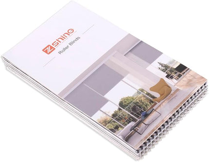 Zshine Motorized Window Blinds Fabric Samples of Blackout Light Filtering Cellection(Swatch 2)