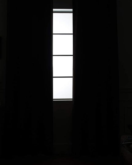 Yakamok Blackout Curtains Room Darkening Thermal Insulated with Grommet Window Curtain for Living Room, 38 x 72 inch, Navy Blue, 2 Panels
