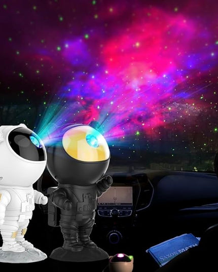SFOUR Astronaut Galaxy Projector Night Light，Lights for Bedroom,Kids Room Decor Aesthetic, Adjustable Head Angle,Gift for Kids Adults Home Party Ceiling Decor，Christmas Gift