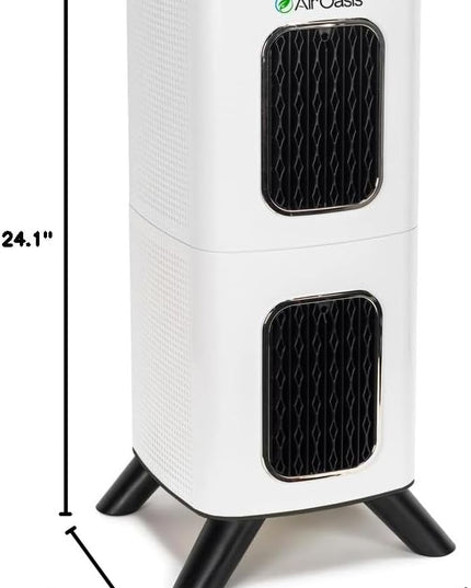 Air Oasis iAdaptAir 2.0 H13 HEPA Filter Air Purifier Reduces 99% of Viruses, Mold, Dust, Smoke, Pollen & Odors Quietest on The Market WiFi Compatible 2,650 Sq Ft of Clean Air