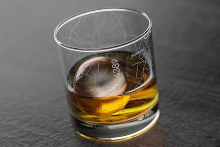 Well Told Engraved Raleigh North Carolina Map Rocks Glass, Old Fashioned Whiskey Glass (11 oz, Clear) Etched Whiskey Glass, Gifts For Whiskey Lovers
