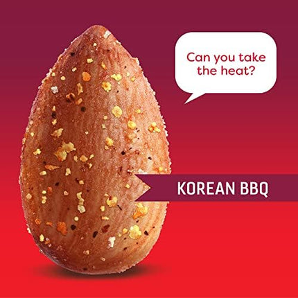 Octonuts Korean BBQ Almonds – 12 Individually Wrapped Snack Packs (1oz Each), Healthy Snacks for Adults and Kids, Non-GMO, Keto and Gluten-Free, Roasted in Cold Pressed Olive Oil