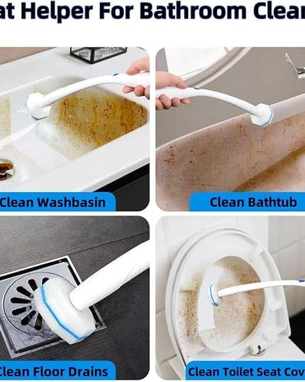 50 Count Toilet Brush Refills,Toilet Refill Pads,Disposable Toilet Brush Heads Compatible with Most Toilet Wand Refills for Home and Bathroom Cleaning
