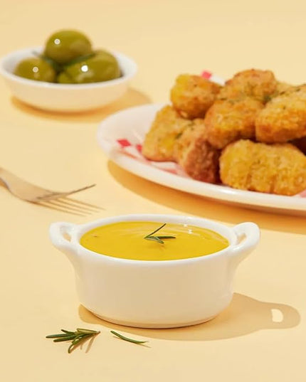VIVID KITCHEN Low-Calorie Mustard Sauce - 2 Pack - Low Sugar, 10 Cal/Serving - Allulose Sweetened, No Preservatives or MSG - Easy Squeeze Bottle - Healthy, Flavorful Mustard for Sandwiches, Dressings, Marinades & More