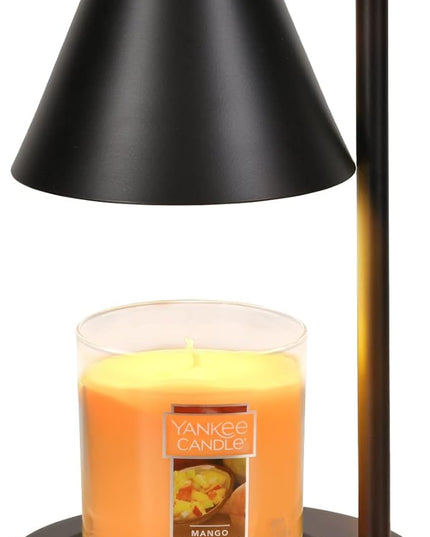 Candle Warmer Lamp, Electric Candle Lamp Warmer Gifts for Mom Women House Warming Gifts New Home Bedroom Decor Dimmable Wax Melt Warmer for Scented Wax with 2 Bulbs, Jar Candles (Black)