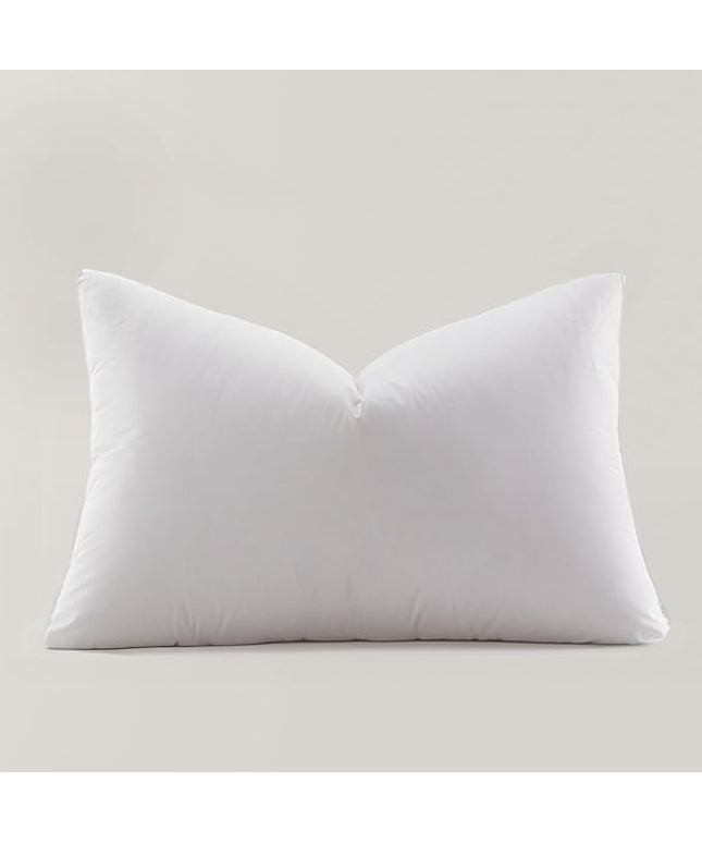 Globon Ultra Soft Down Pillow Standard Size, All Down Filled Bed Pillow for Sleeping, 100% Cotton Shell 500 Thread Count 700 Fill Power, Soft Hotel Collection Down Feather Pillow 20" x 26" 1 Pack