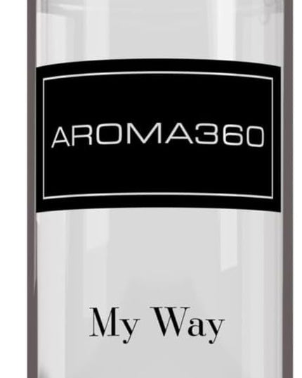Aroma360 - My Way Fragrance Oil Blend - Hotel Inspired for Luxury Essential Oil Diffusers - Aromatherapy Scent Diffuser - Lush Sandalwood, Warm Cedar, and Delicate Florals - 50ML