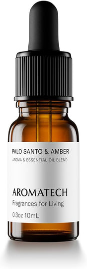 AromaTech Palo Santo & Amber for Aroma Oil Scent Diffusers - 10 Milliliter