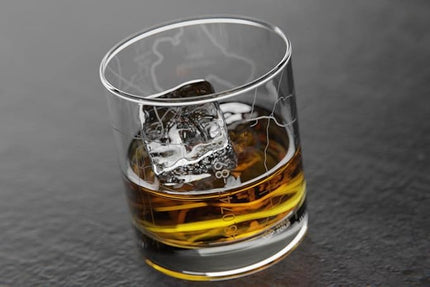 Well Told Engraved Madison Wisconsin Map Rocks Glass, Old Fashioned Whiskey Glass (11 oz, Clear) Etched Whiskey Glass, Gifts For Whiskey Lovers