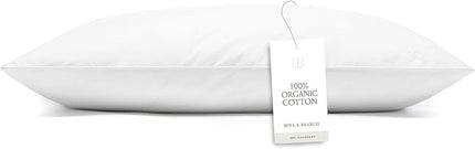 BOLL & BRANCH Down Chamber Pillow - Firm, King - Naturally Cooling Shell - Premium Comfort, Superior Support - Cruelty-Free IDS Certified Down