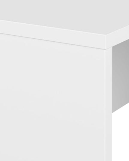 Bush Business Furniture Studio C 72W Computer Desk with Wire Management and Modesty Panel in White, Professional Table for Home Office and Corporate Office