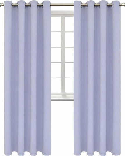 BGment Room Darkening Curtains 84 Inches Long - Grommet Thermal Insulated Drapes Window Treatment Curtains for Bedroom, 2 Panels, 52 x 84 Inch, Lavander