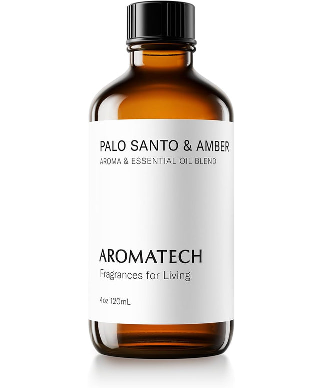 AromaTech Palo Santo & Amber for Aroma Oil Scent Diffusers - 120 Milliliter