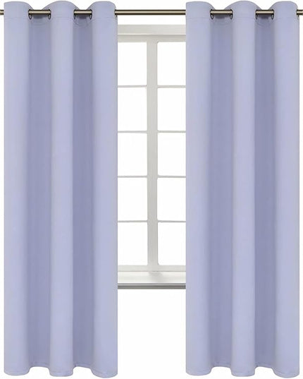 BGment Room Darkening Curtains 72 Inches Long - Grommet Thermal Insulated Drapes Window Treatment Curtains for Bedroom, 2 Panels, 42 x 72 Inch, Lavander
