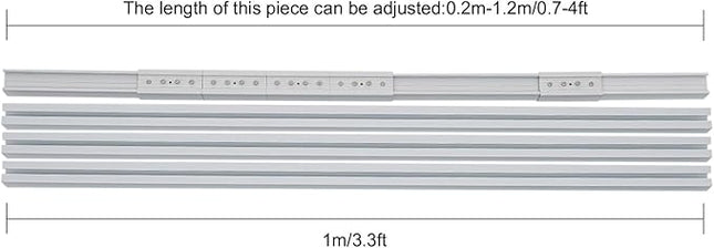 Xuthusman Smart Electric Curtains Track，Automatic Curtain Opener, Motorized Curtains Rod With Remote，Electric Curtain Rail for Home Automation Compatible