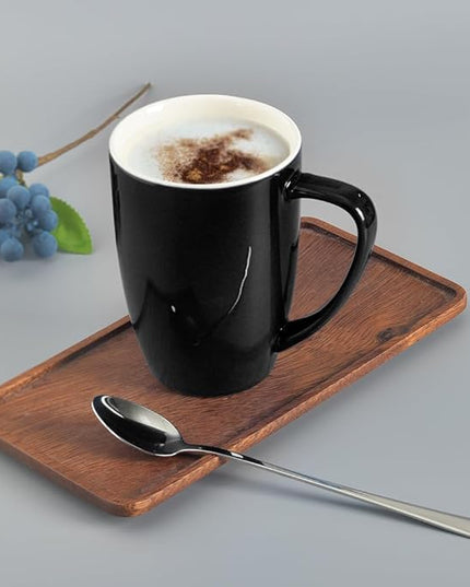homEdge Porcelain Mug Set, 16 Ounces Cup for Tea, Latte, Mocha, Hot Chocolate, Set of 6, Assorted Color