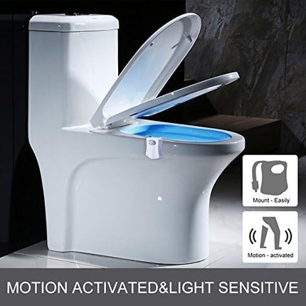 4 Pack Color Changing Toilet Night Light Motion Sensor Led Toilet Motion Activated Led Washroom Night Lamp(8 4)