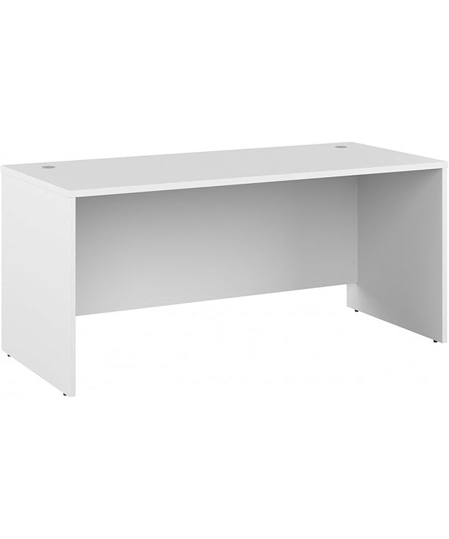 Bush Business Furniture Studio C 66W x 30D Office Desk in White