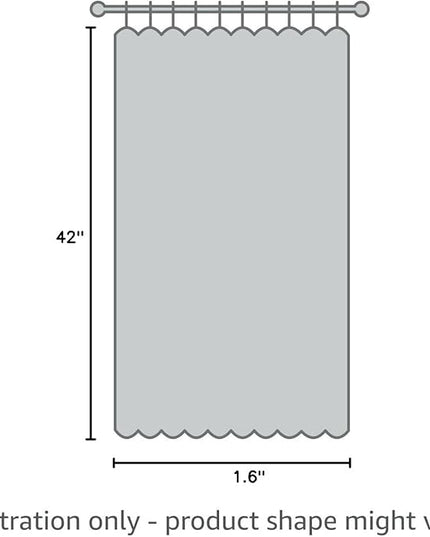 Yakamok 63 Inch Length Grey Blackout Curtains for Bedroom, Thermal Insulated Room Darkening Grommet Top Window Drapes for Living Room,42W x 63L,2 Panels