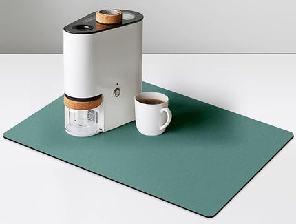 GOLENER Coffee Maker Mat For Countertops, Absorbent, Washable, Reversible Microfiber Dish Drying Mat For Kitchen Accessories, Under Small Appliance Mats
