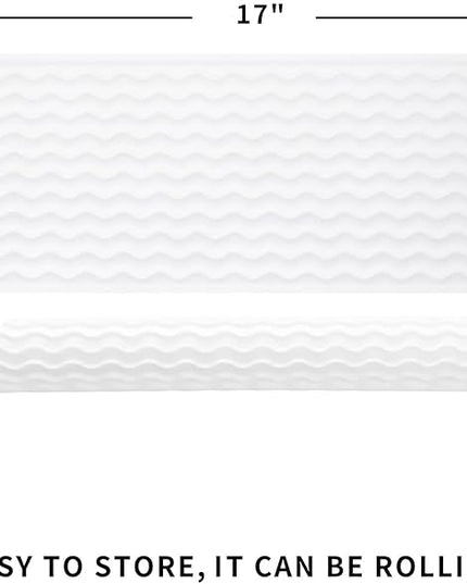 Silicone Dish Drying Mat for Multiple Usage,Easy clean,Eco-friendly,Heat-resistant Silicone Mat for Kitchen Counter,Sink,Bar,Bottle,or Cup Translucent M 17 inches x 6 inches